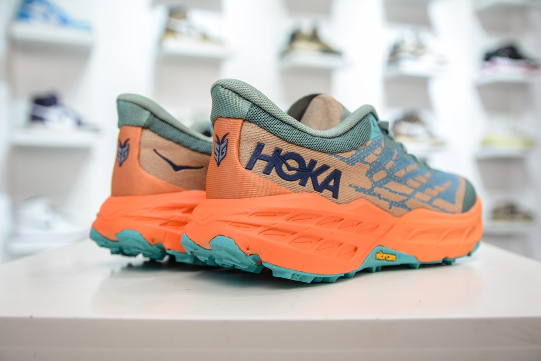 CS纯原 HOKA ONE ONE Speedgoat 5 户外越野跑步鞋 飞速羚羊5系列 新一代工程网纱鞋面