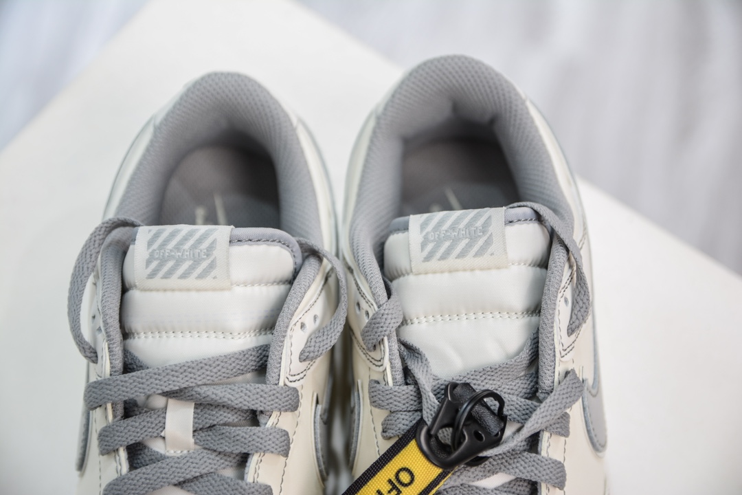 OFF-WHITE x Nike Dunk Low 米灰勾 DJ2024-001