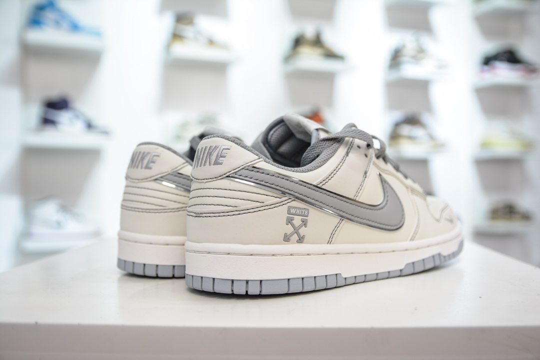 OFF-WHITE x Nike Dunk Low 米灰勾 DJ2024-001