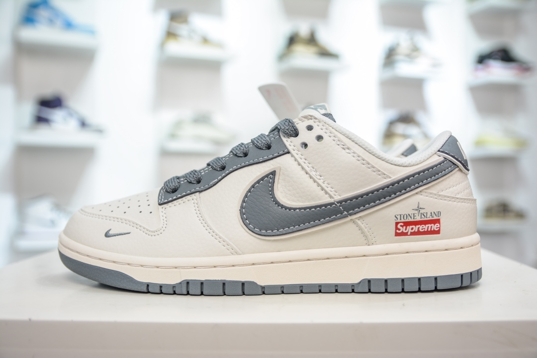 Supreme x Nike Dunk Low 米白灰 BB9866-002