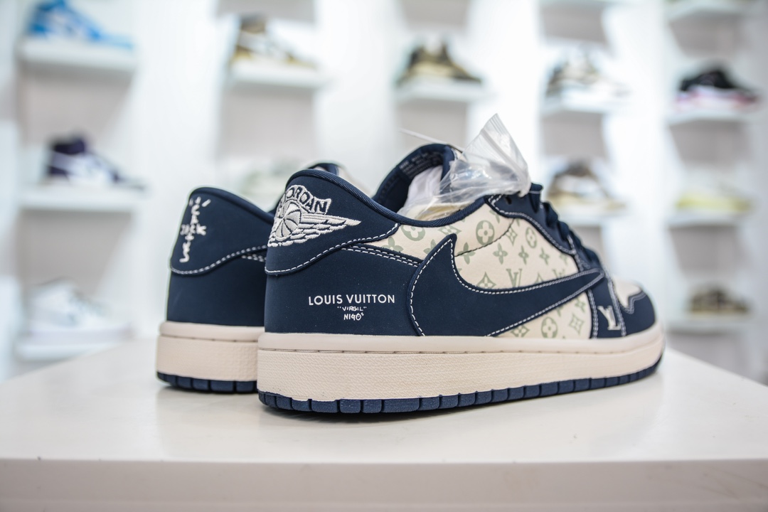 TS x Air Jordan AJ1 Low 倒钩低帮联名定制配色 LX1988-103