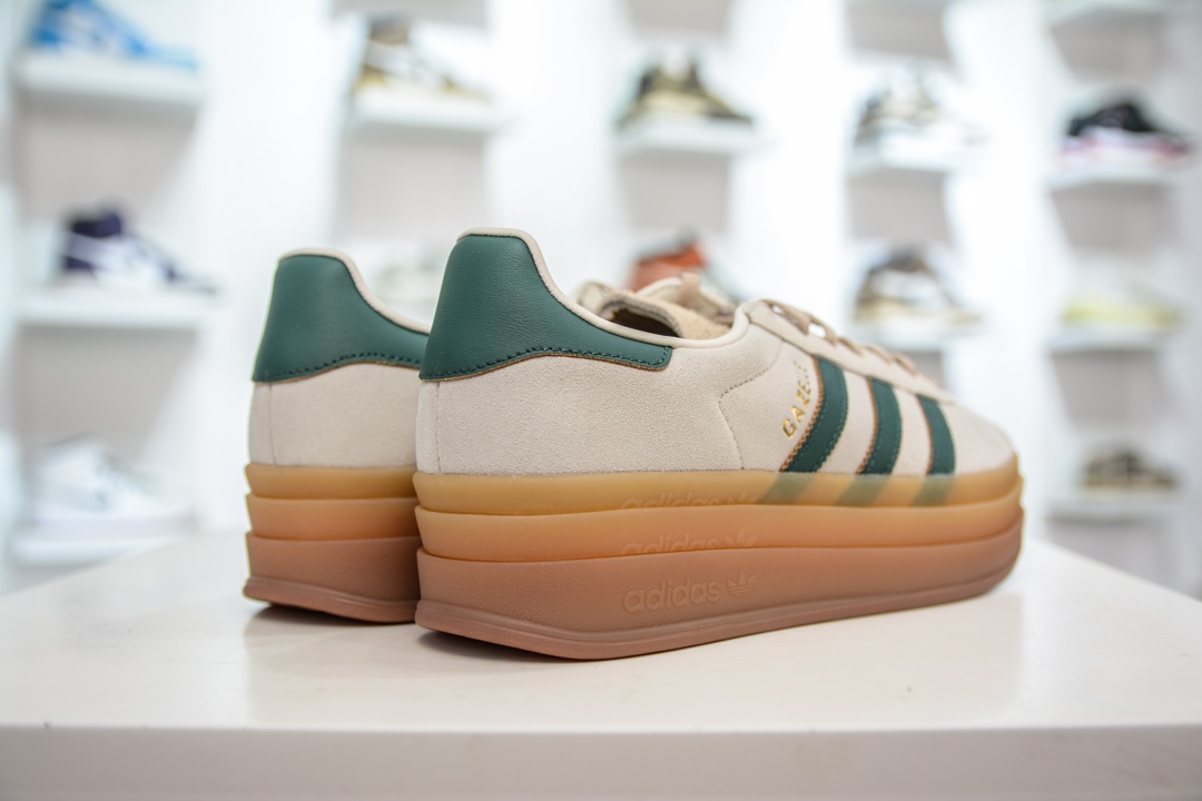 纯原级 Ad Originals Gazelle Bold 复古单品 Ad Originals Gazelle Bold 三叶草板鞋 ID7056