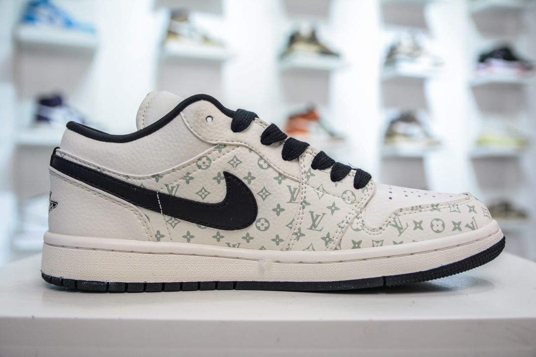 LV x Air Jordan AJ1 Low 低帮联名定制配色 SJ9950-005