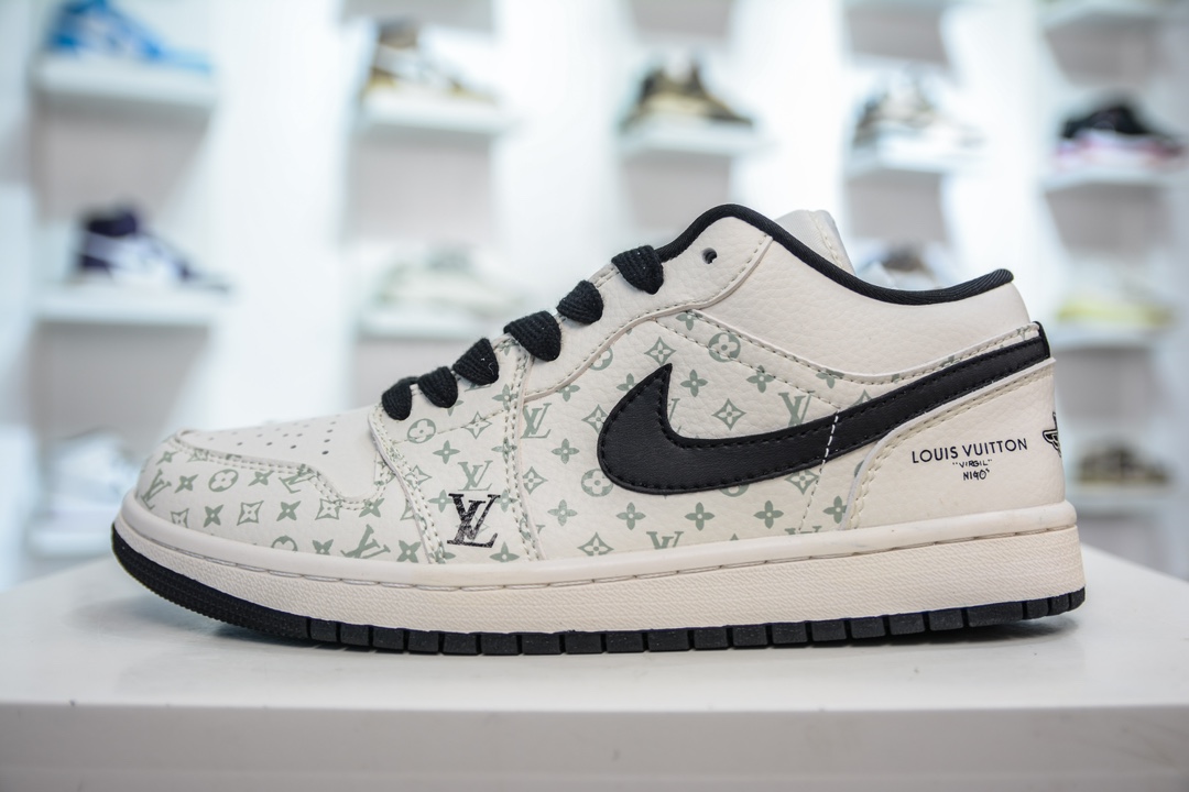 LV x Air Jordan AJ1 Low 低帮联名定制配色 SJ9950-005