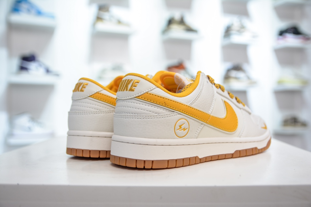 NIKE SB Dunk Low x Fragment Design 藤原浩白黄满天星 XD1688-014