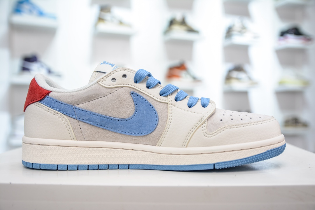 TS x Air Jordan AJ1 Low 倒钩低帮联名定制配色 XY2688-101