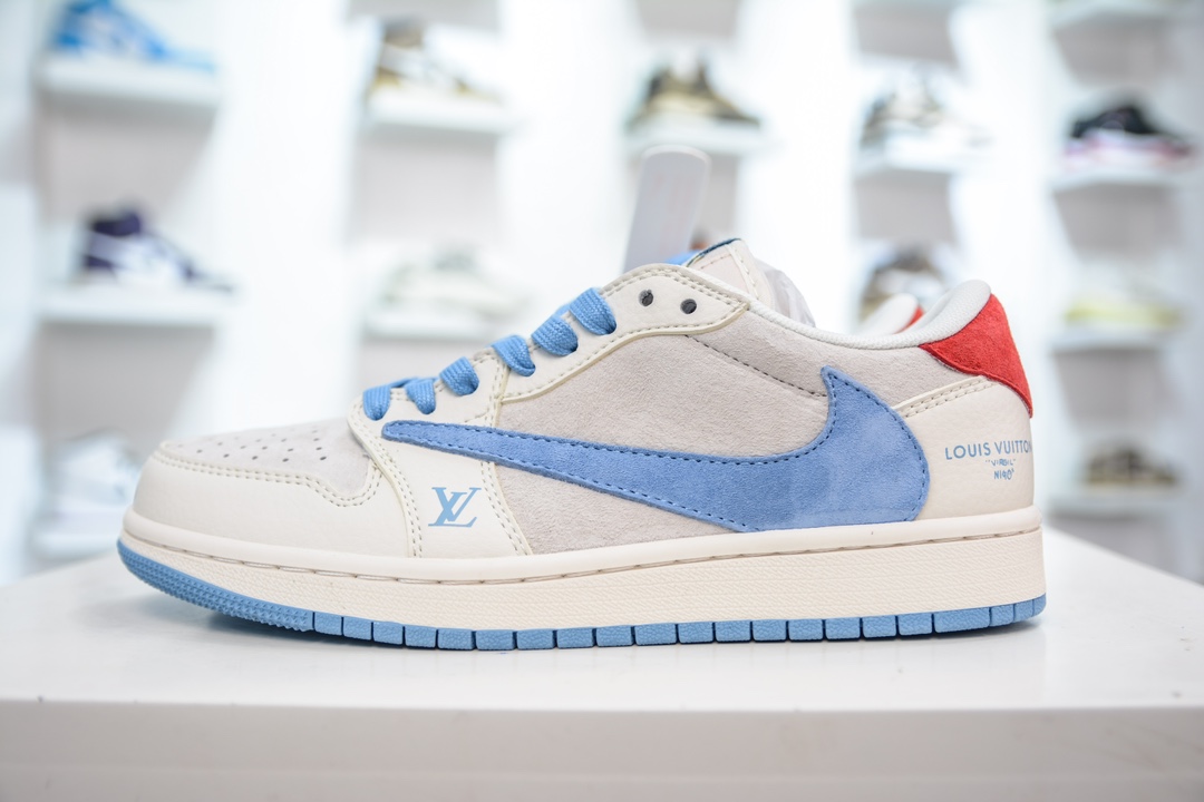 TS x Air Jordan AJ1 Low 倒钩低帮联名定制配色 XY2688-101