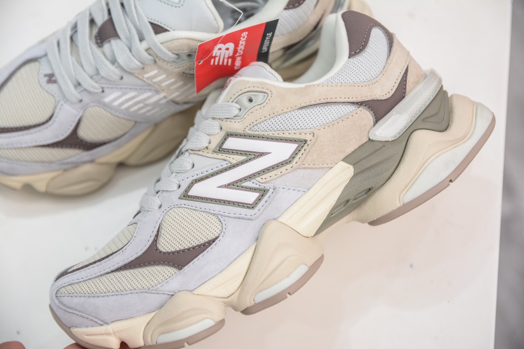 AY版纯原 New Balance NB9060系列 棕灰 新百伦绒面革网布经典百搭防滑耐磨透气低帮生活休闲鞋 U9060FNA