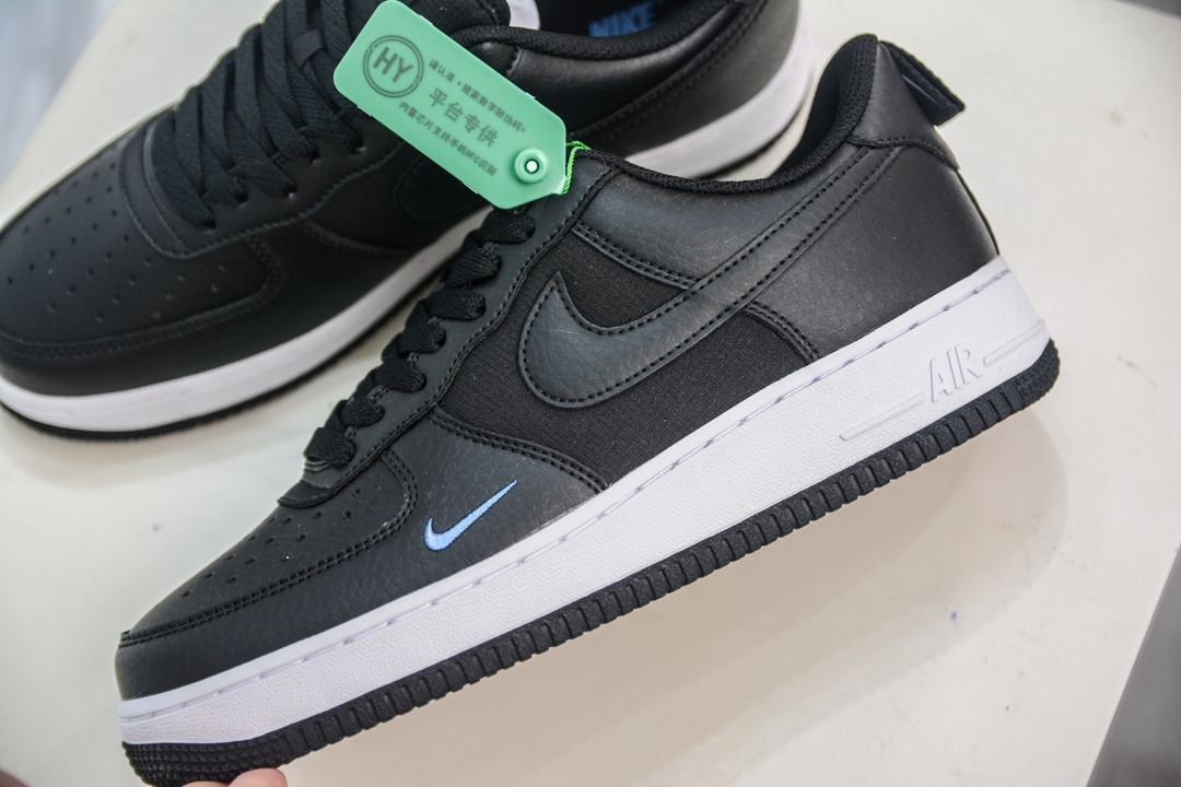 HY版纯原 Nike Air Force 1 Low 07 黑蓝迷你钩 FZ4625-001