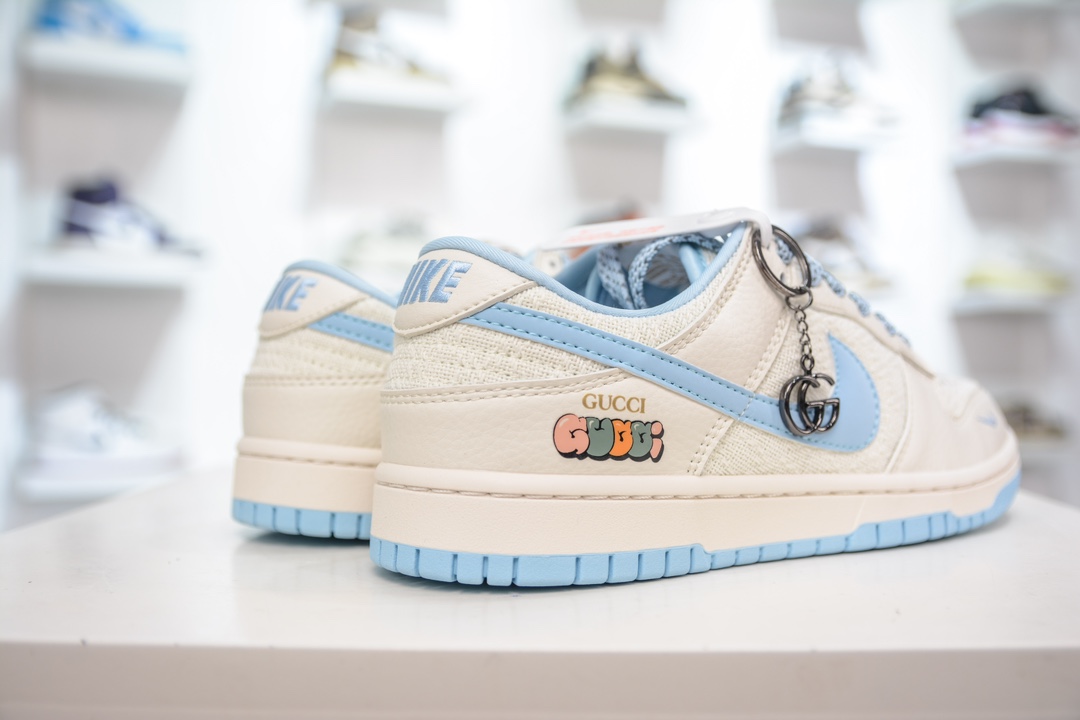 NK SB Dunk Low GUCCI联名 白天蓝满天星 DQ1098-376