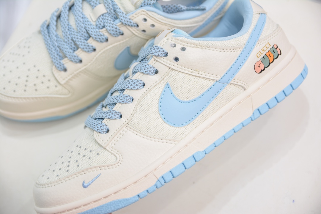 NK SB Dunk Low GUCCI联名 白天蓝满天星 DQ1098-376