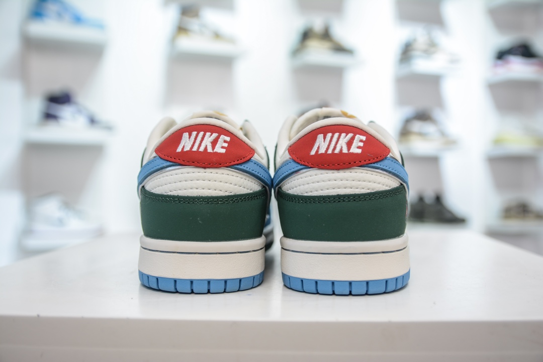 Nike SB Dunk Low 巴黎奥运限定 蓝绿拼接 JH8310-952