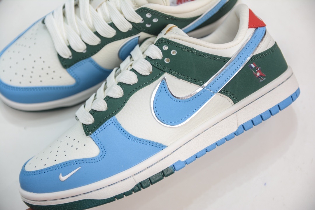 Nike SB Dunk Low 巴黎奥运限定 蓝绿拼接 JH8310-952