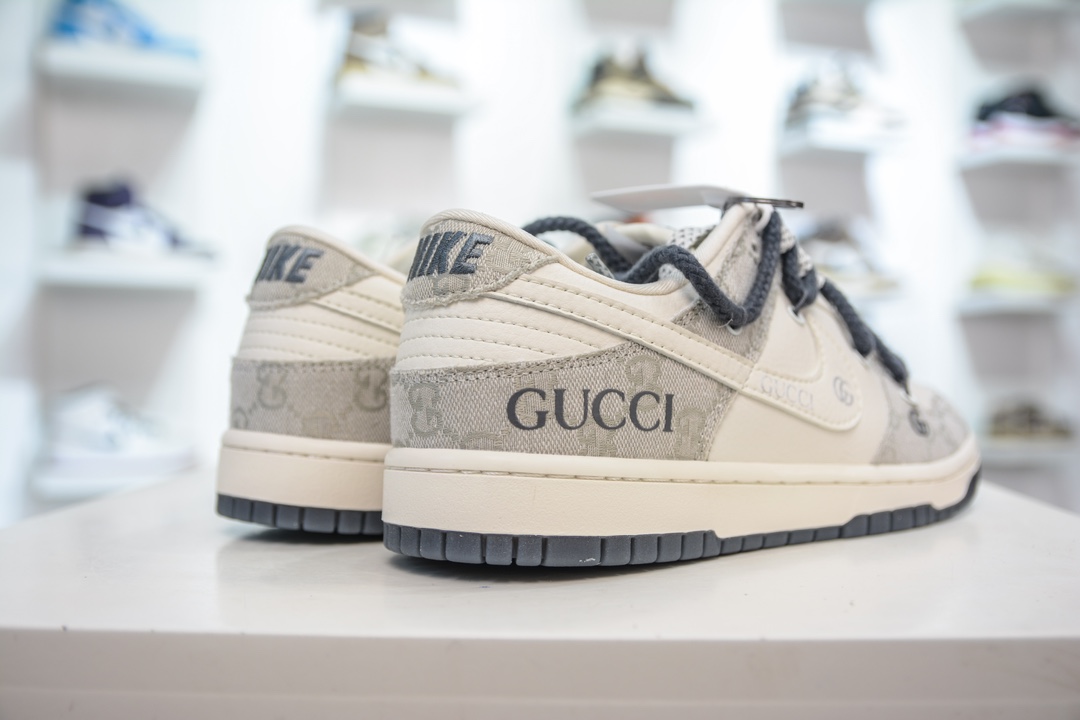 Nike SB Dunk Low GUCCI联名 绑带烟灰 SJ2068-263