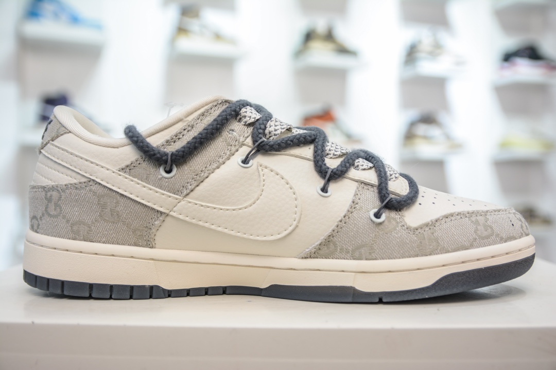 Nike SB Dunk Low GUCCI联名 绑带烟灰 SJ2068-263