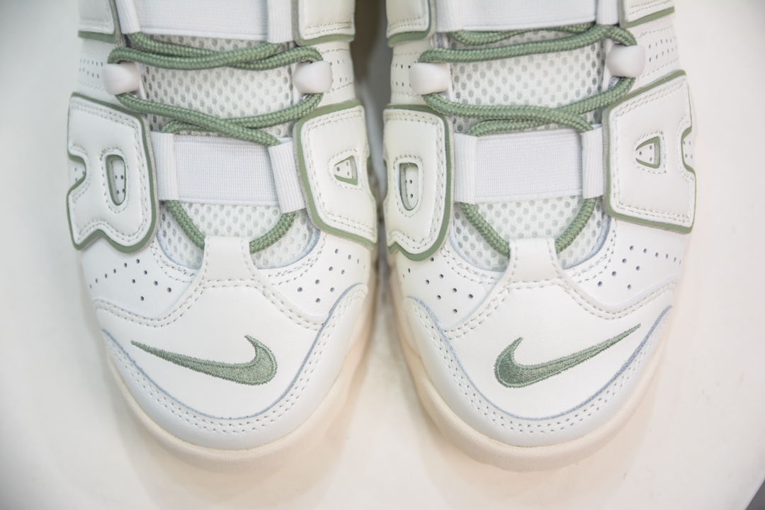 纯原 NK Air More Uptempo ’96 OG 皮蓬大AIR复古篮球鞋白绿 FQ8211-100