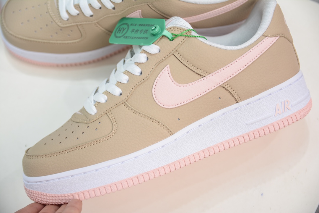 HY版纯原 Nike Air Force 1 Low 07 棕粉 845053-201