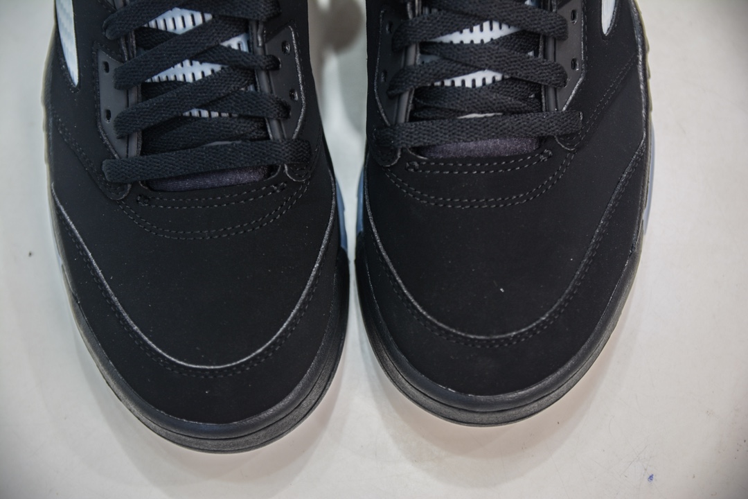 Y3版 纯原 Air Jordan AJ5 Retro Black Metallic 黑银 845035-003