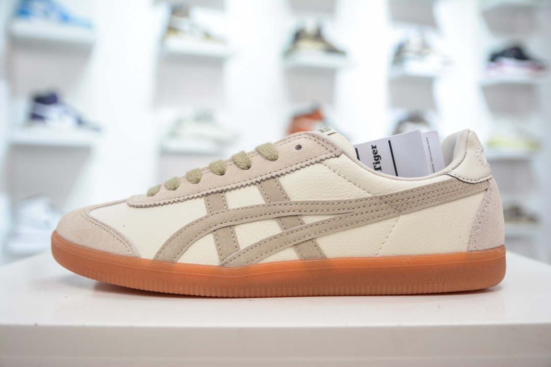 纯原级 Asics Onitsuka Tiger Tokuten 亚瑟士鬼冢虎男女中性复古运动板鞋轻盈舒适 1183C086-100