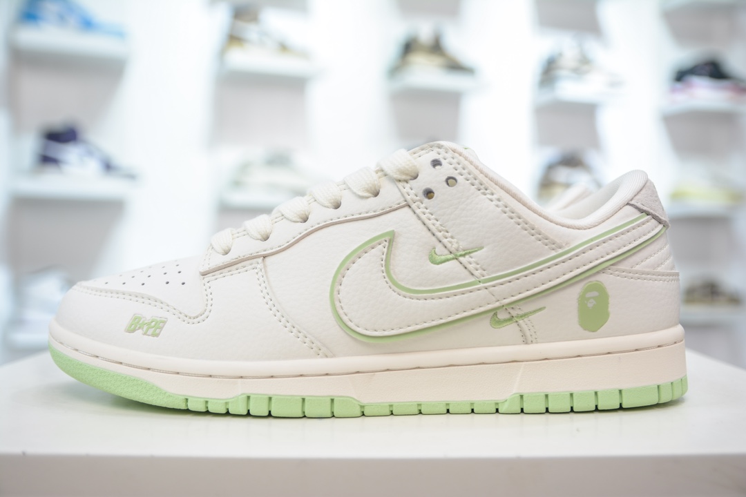 Bape x Nike Dunk Low 苹果青 CF3688-010