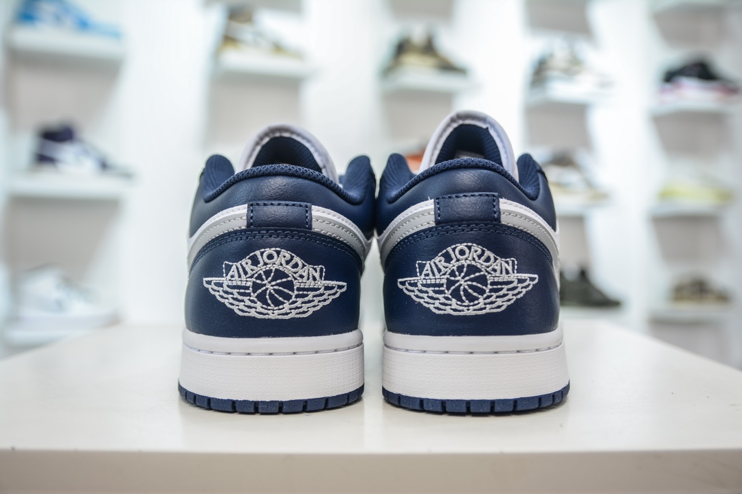 DT纯原Air Jordan 1 Low AJ1乔1低帮文化篮球鞋 海军蓝 553558-141