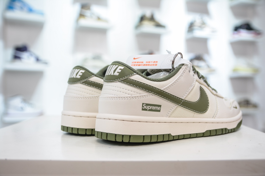 Nike SB Dunk Low Supreme联名-军绿 BB6698-516