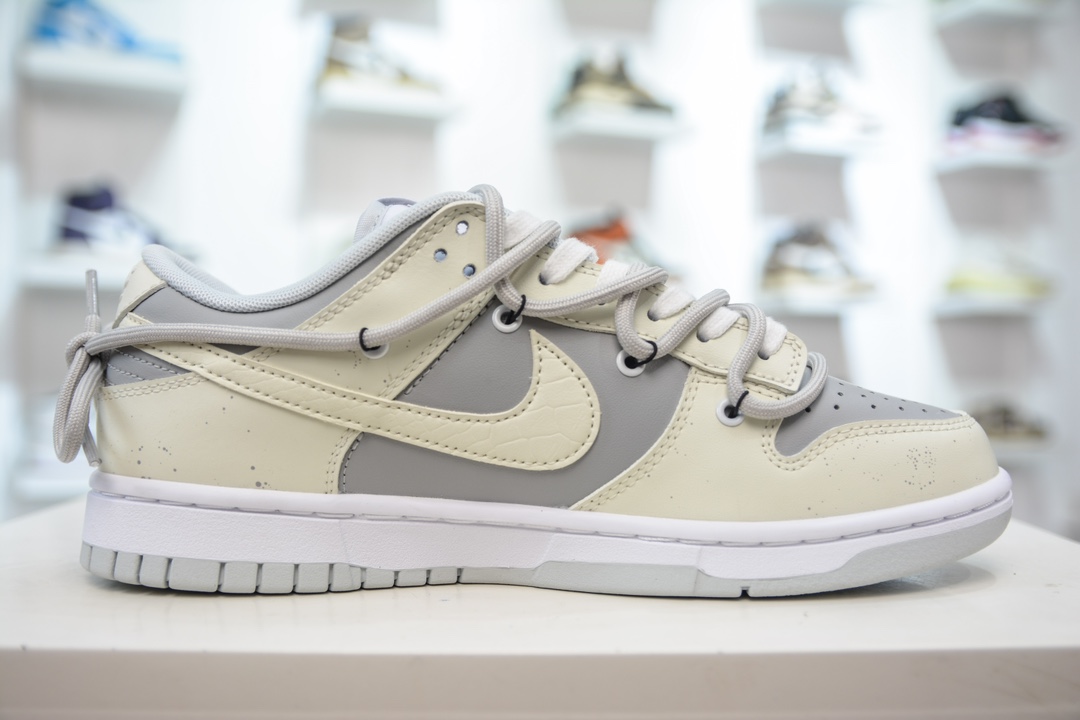 YC版纯原 Nike Dunk Low 白龙马 灰白此款鞋身整体采用专属颜料重新喷涂 HF0730-160