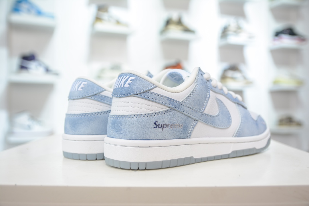 Nike SB Dunk Low Supreme联名-水洗白蓝 JH8039-939