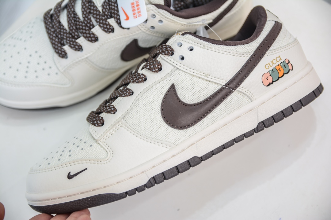 NK SB Dunk Low GUCCI联名 米白深棕 DQ1098-375