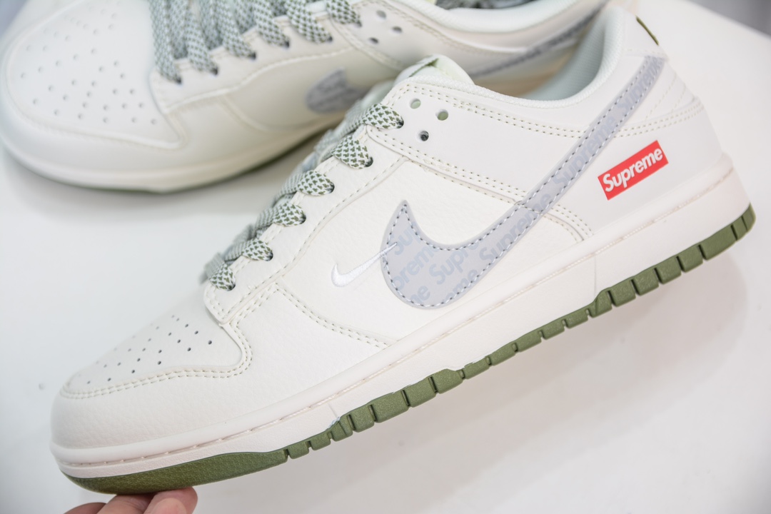 Nike SB Dunk Low Supreme联名-白灰绿 XX2025-330