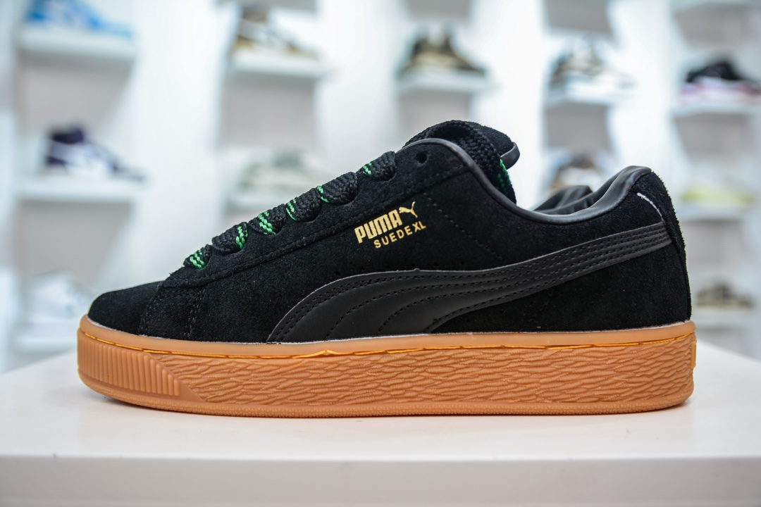 PUMA Suede XL 厚鞋舌轻便防滑低帮板鞋 398180-02