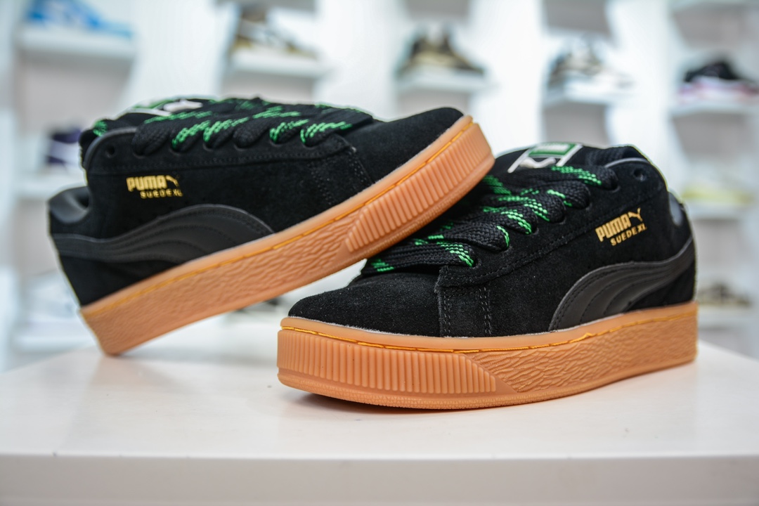 PUMA Suede XL 厚鞋舌轻便防滑低帮板鞋 398180-02