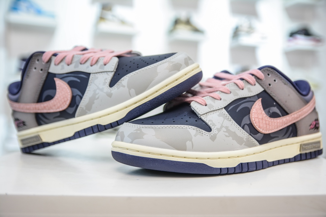 YC礼盒 Nike SB Dunk Low 熊猫恶作剧 拓荒骑士 沙地之心 紫棕粉 FV8106-181