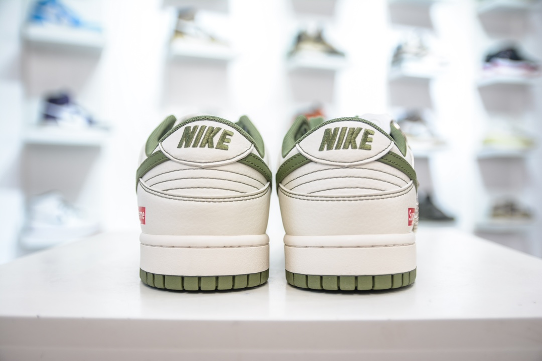 Nike SB Dunk Low Supreme联名-军绿双勾 XX2025-319