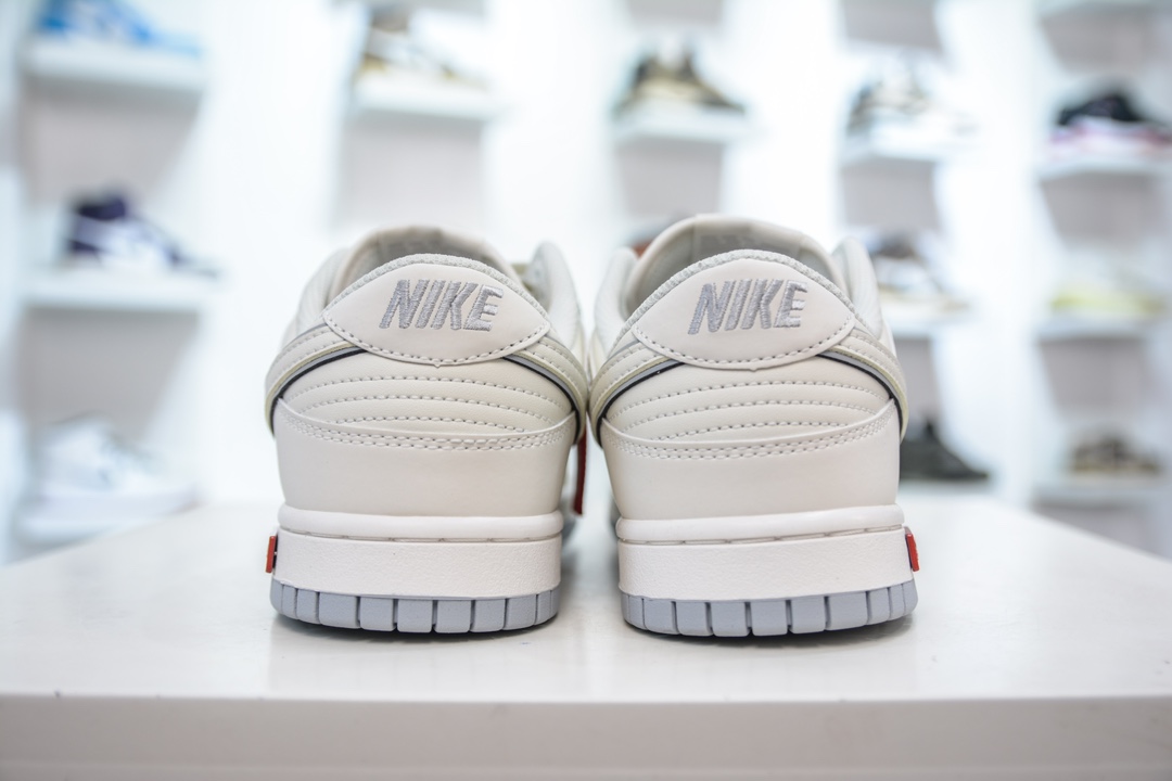 Supreme x Nike Dunk Low 联名白灰三小钩 DJ2024-005