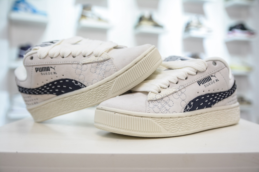 PUMA Suede XL 厚鞋舌轻便防滑低帮板鞋 395777-02