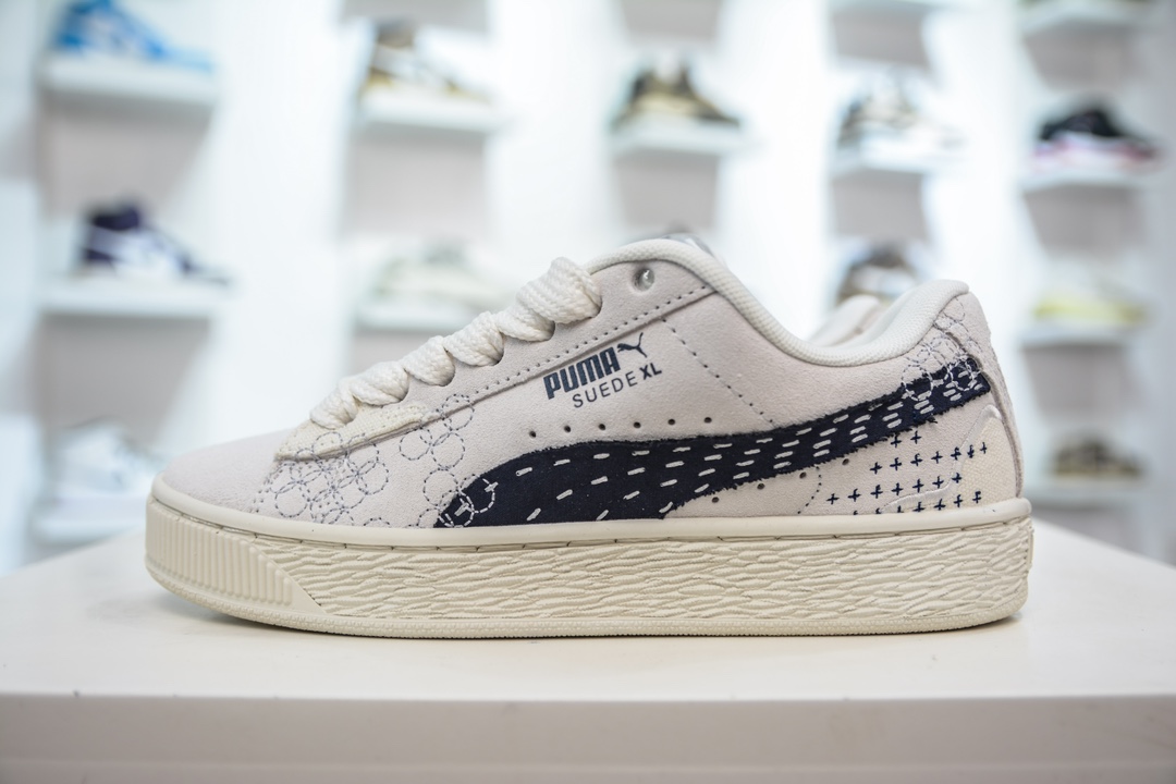 PUMA Suede XL 厚鞋舌轻便防滑低帮板鞋 395777-02