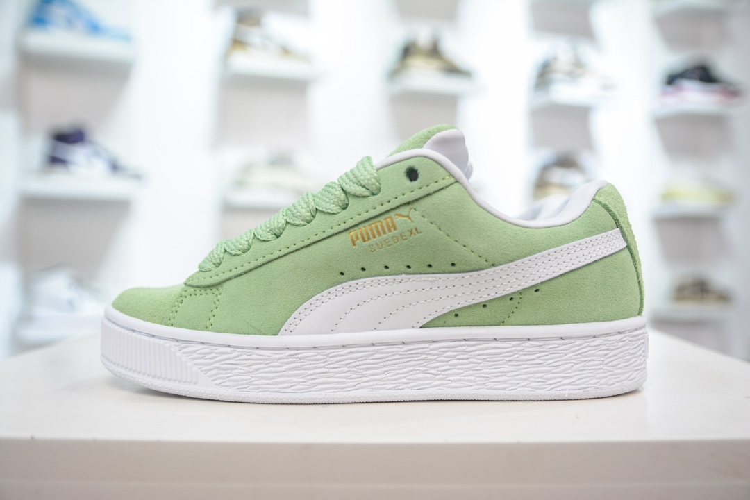 PUMA Suede XL 厚鞋舌轻便防滑低帮板鞋 395205-07