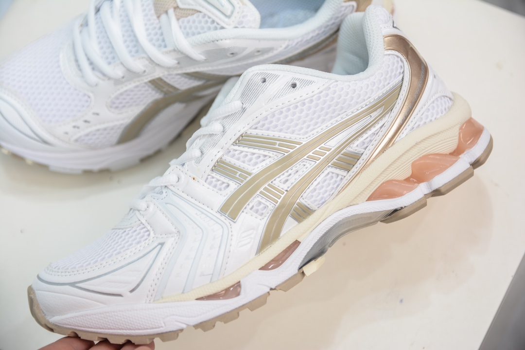 ASICS GEL-KAYANO 14 亚瑟士K14系列户外复古潮流百搭织物合成革缓震休闲跑步鞋