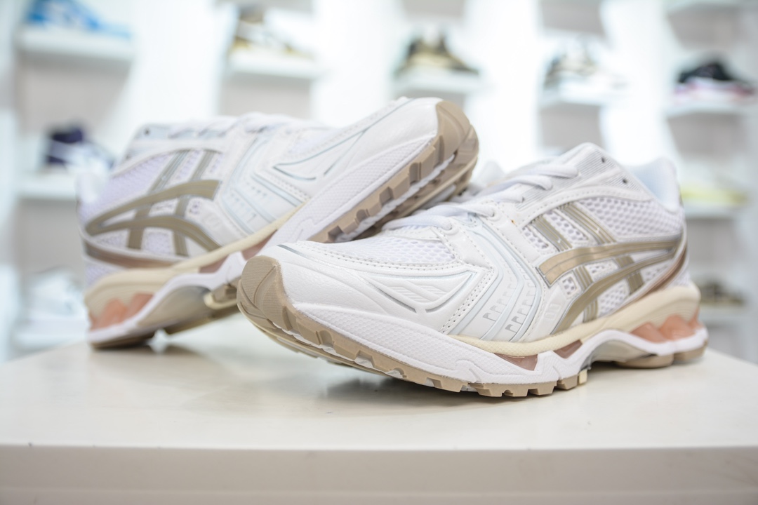 ASICS GEL-KAYANO 14 亚瑟士K14系列户外复古潮流百搭织物合成革缓震休闲跑步鞋