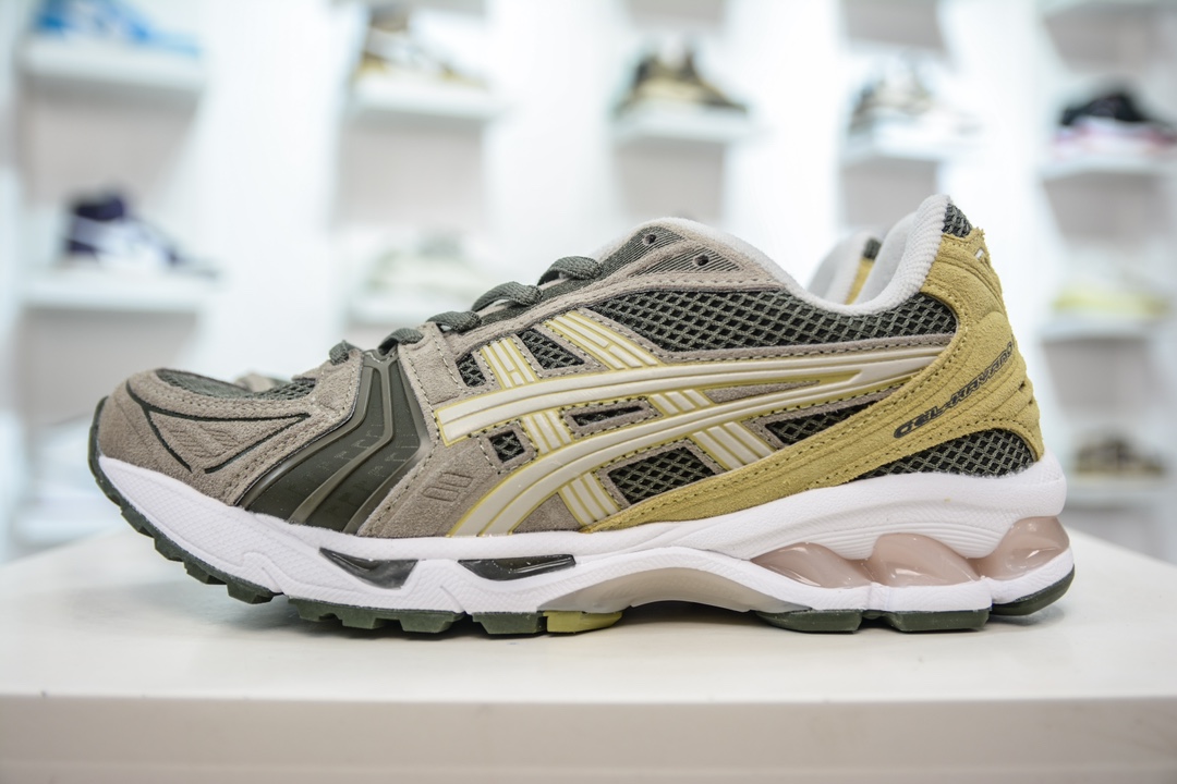 ASICS GEL-KAYANO 14 亚瑟士K14系列户外复古潮流百搭织物合成革缓震休闲跑步鞋