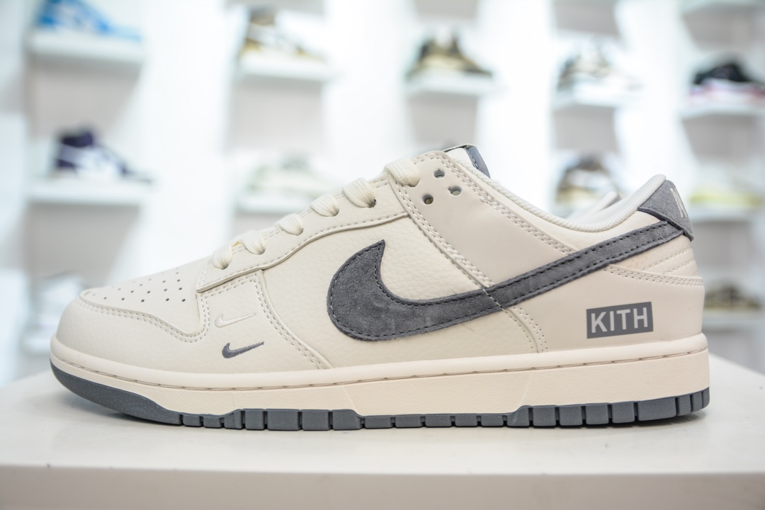 Nike SB Dunk Low KITH联名-白灰双小钩 DQ1098-387