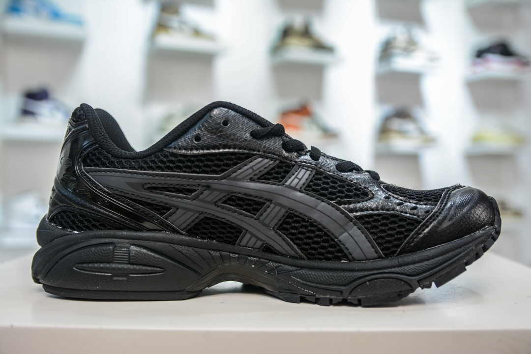 ASICS GEL-KAYANO 14 亚瑟士K14系列户外复古潮流百搭织物合成革缓震休闲跑步鞋 1202A019-001