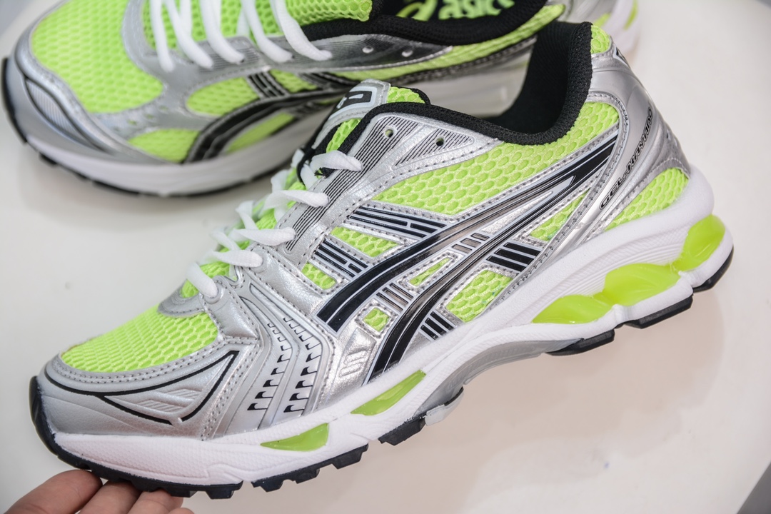 ASICS GEL-KAYANO 14 亚瑟士K14系列户外复古潮流百搭织物合成革缓震休闲跑步鞋 1202A457-101