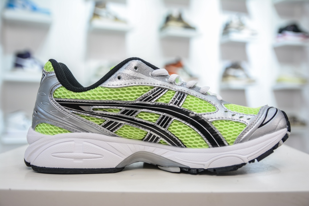 ASICS GEL-KAYANO 14 亚瑟士K14系列户外复古潮流百搭织物合成革缓震休闲跑步鞋 1202A457-101