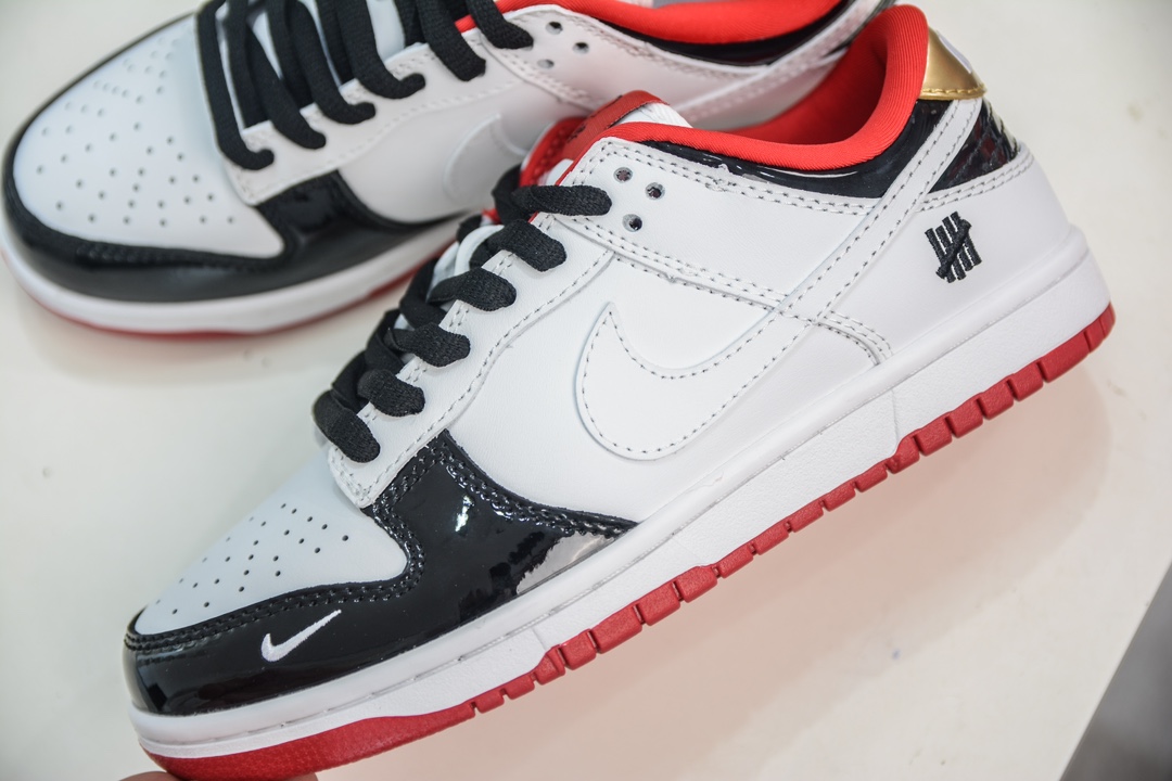 Nike SB Dunk Low x Undefeated -白黑红漆皮 XB3802-349