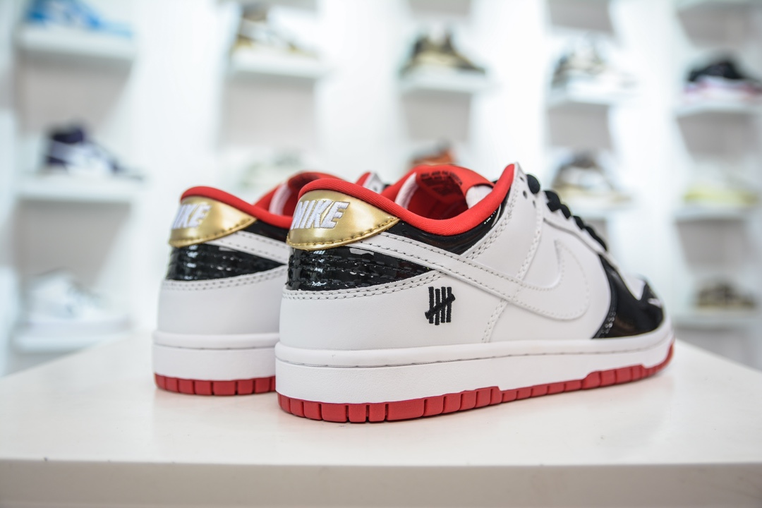 Nike SB Dunk Low x Undefeated -白黑红漆皮 XB3802-349