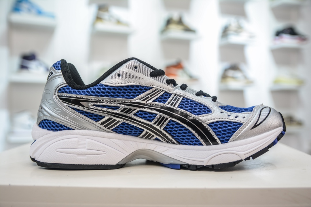 ASICS GEL-KAYANO 14 亚瑟士K14系列户外复古潮流百搭织物合成革缓震休闲跑步鞋 1202A056-109