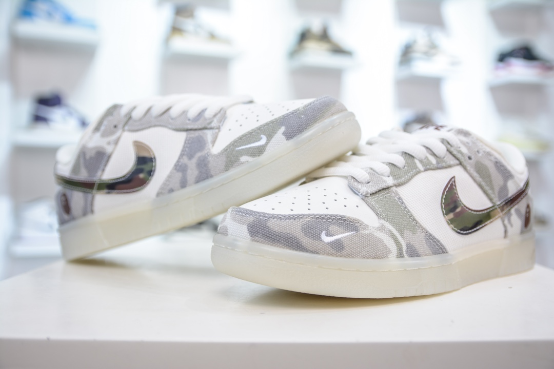 Bape x Nike Dunk Low 水晶迷彩 JH8040-941