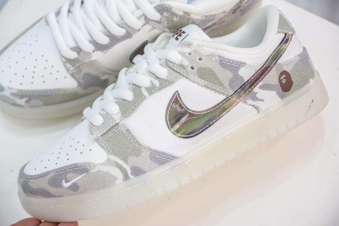 Bape x Nike Dunk Low 水晶迷彩 JH8040-941